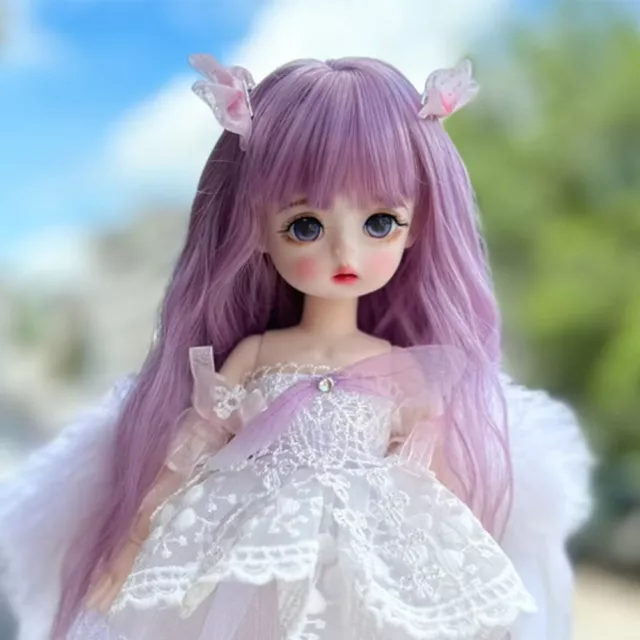1/6 Movable Jointed Princess Dolls BJD Doll with Clothes Mini 30cm Cute Girls