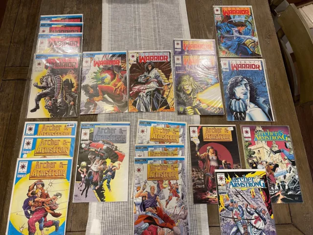 Lot- Archer and & Armstrong 0 1 25; Eternal Warrior 1 2 4 5 7 16 Valiant 1992 NM