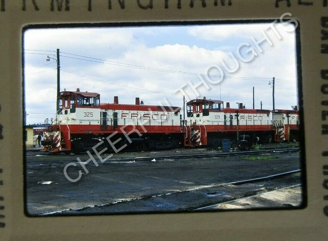 Original '72 Kodachrome Slide SLSF Frisco 325 SW1500 Birmingham, AL     28Y23