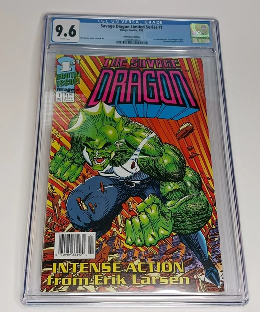 Image Savage Dragon #1 CGC 9.6 Newstand