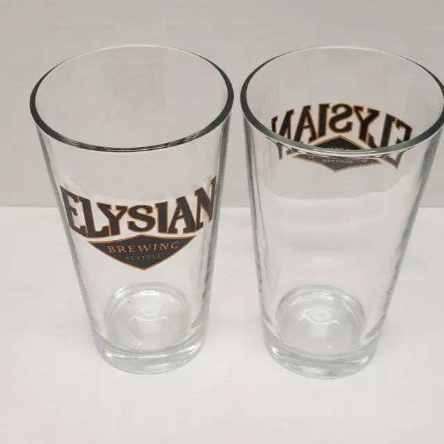 Elysian Brewing Pint Glass Beer Glass Set of 2