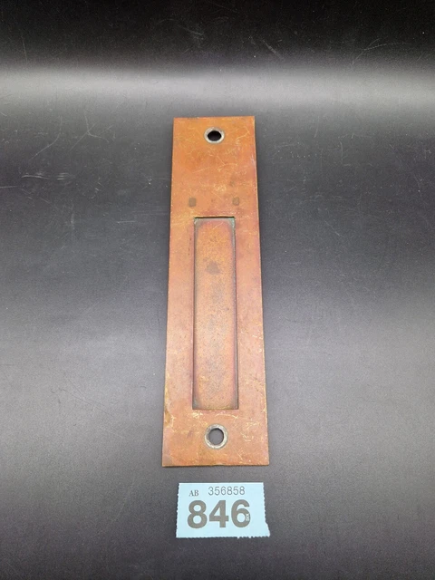 Slot Letterbox Antico Ottone Recuperato Verticale 25,5 X 6,5 Cm Edoardiano #846