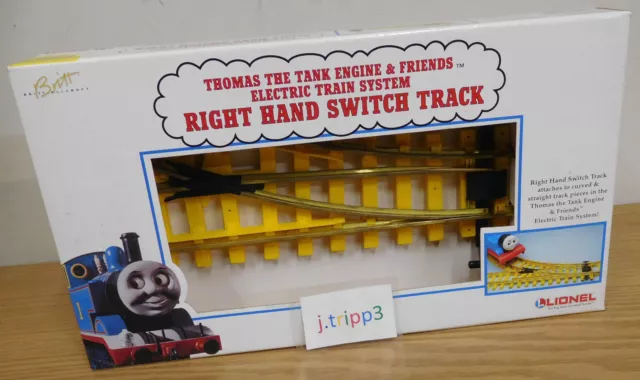Lionel G Scale Train 82012 Thomas The Tank Right Hand Manual Yellow Switch Track