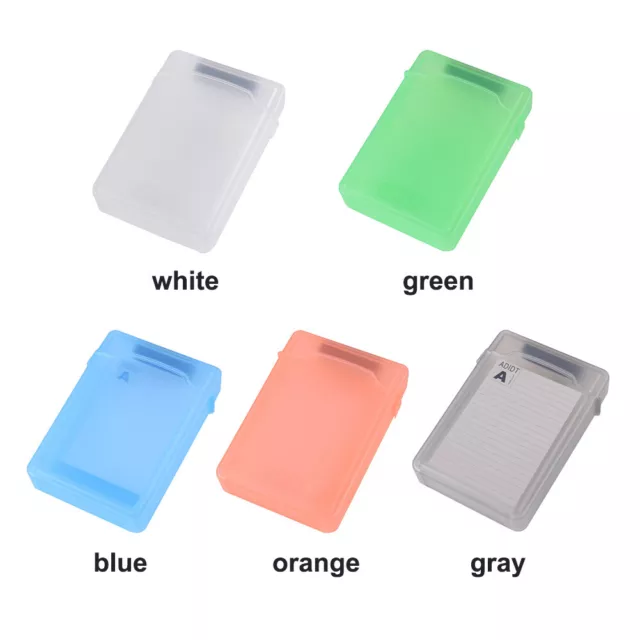 3.5" Plastic SATA HDD IDE Hard drive Storage Enclosure Box Case*