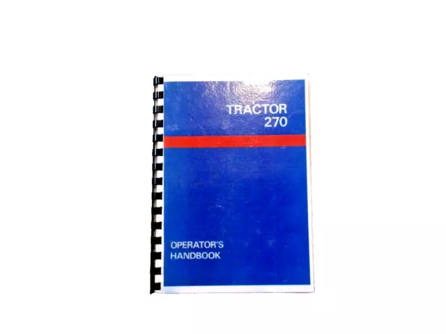 Leyland 270 tractor owners manual