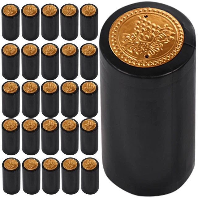 Tapones de botella botellas de vidrio desechables tapones retráctiles tapón de vino