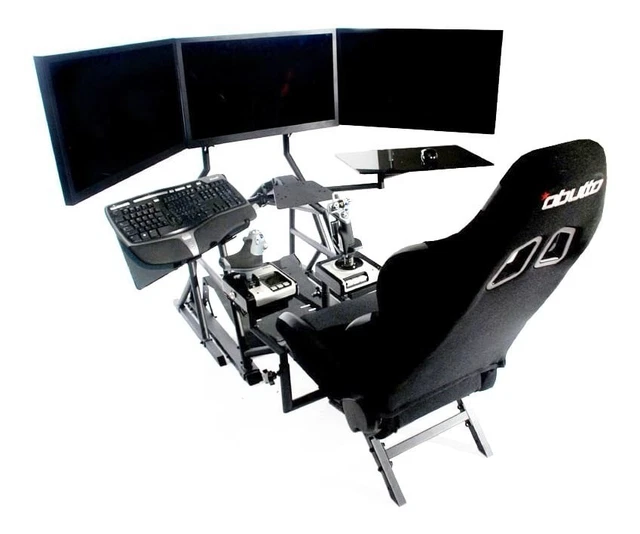 Obutto Revolution Cockpit (Simracing, Flightsim) plus extras LOCAL PICKUP!