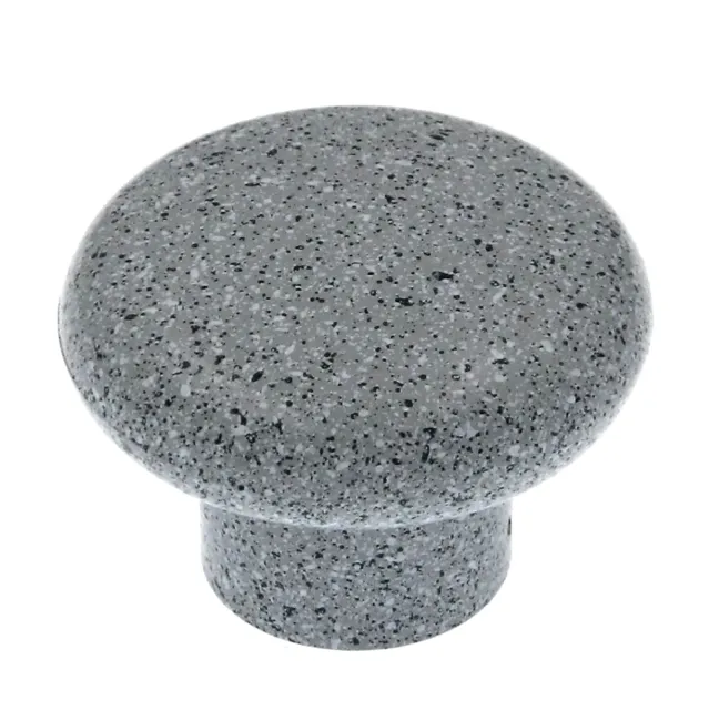Amerock BP5421-SPG Grey Granite 1 1/4" Mushroom Cabinet Knob Pulls