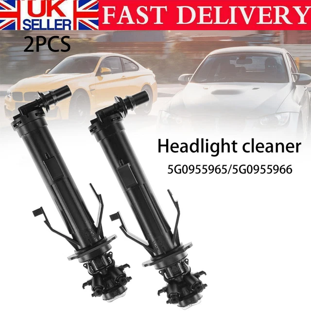 Wht005676 2PCS HEADLIGHT WASHER Nozzle Jet Front Left and Right for VW Golf MK7 ...