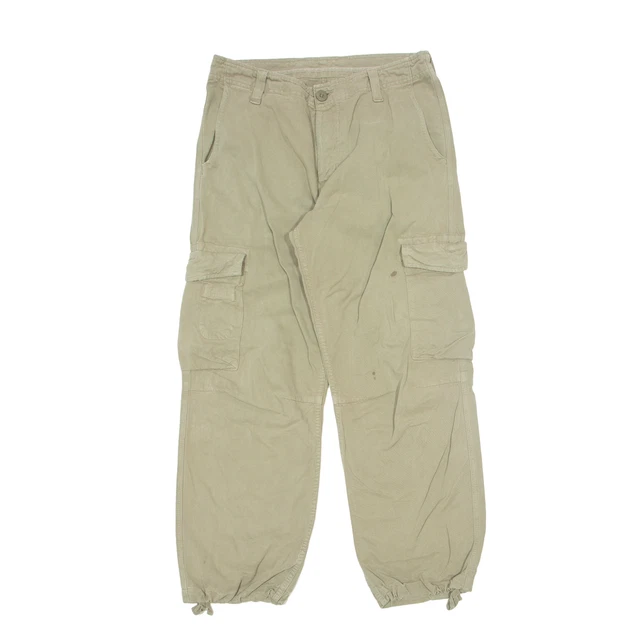 Pantaloni da lavoro Carhartt verdi regolari affusolati donna W30 L29