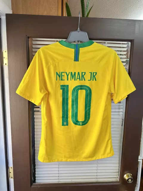 NIKE SOCCER BRAZIL Collared Jersey Neymar Jr. Size Small AJ5026-750 $75.00  - PicClick