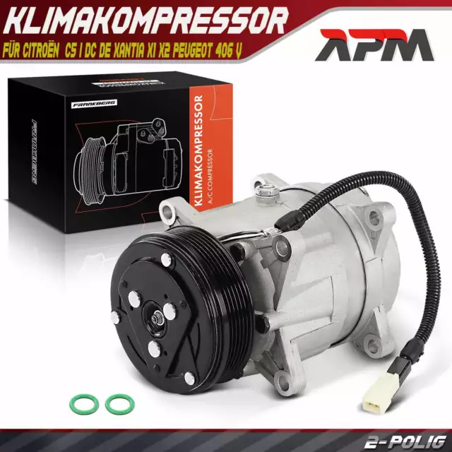 Compresor de Aire Acondicionado para Citroën C5 I Dc Xantia X1 X2 Peugeot 406V