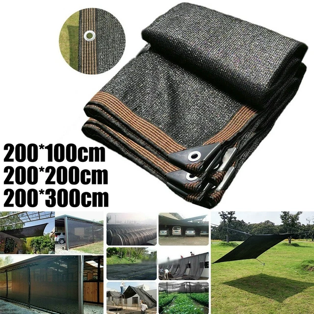 Jardin 90% UV Pare Soleil Voile Filet Tissu Patio Auvent Ecran Solaire Housse