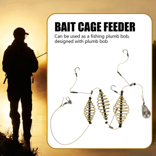 5PCS BAIT Cage Tackle Accessory Fishing Tool Basket Feeder Holder Fishing  Trap $10.79 - PicClick AU