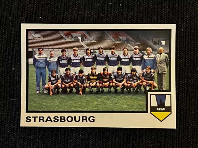 Sticker Panini Foot 1985 Equipe Strasbourg # 290 Recup Removed