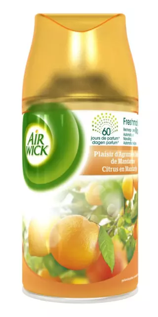 [Ref:3059943021273] AIR WICK Désodorisant Recharge Freshmatic Agrumes - 250 ml