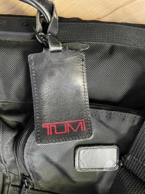 Tumi Black BiFold Carry-On Hanging Garment Bag Ballistic Nylon 231D3 3