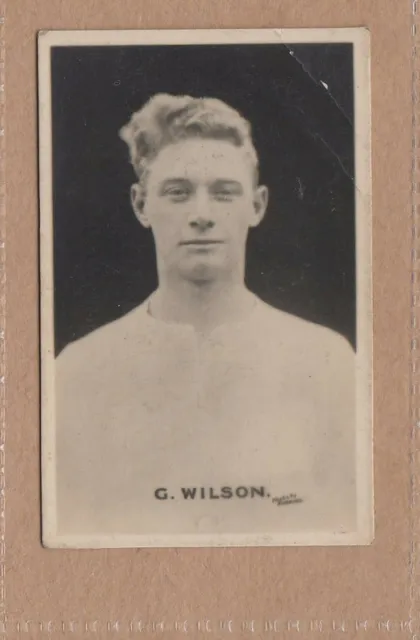 1921-22 DC Thomson berühmte britische Fußballer - G Wilson, Sheffield Wednesday