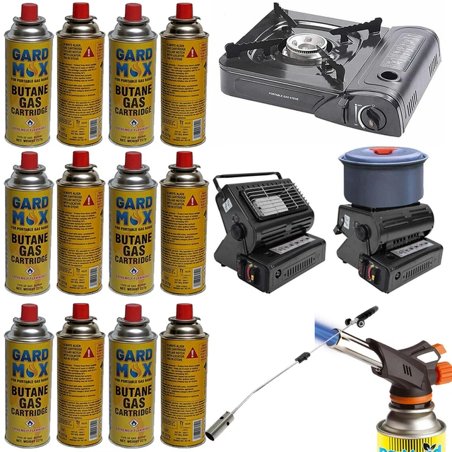 BUTANE GAS BOTTLE Canister Can Portable Camping Stove Cooker BBQ Grill ...