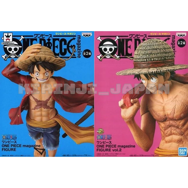 ONE PIECE MONKEY D Luffy Magazine Figure A Set of 2 Vol.1 Vol.2
