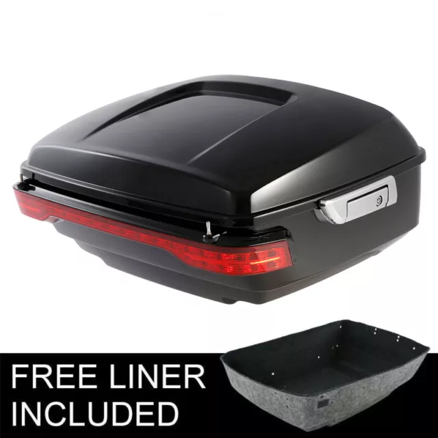 King Trunk Red LED Brake Turn Tail Light Fit For Harley Touring Tour Pak 2014-23