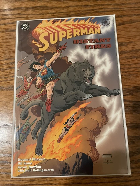 Superman-Distant Fires, DC Graphic Novel TPB Prestige Comic Book-Near Mint