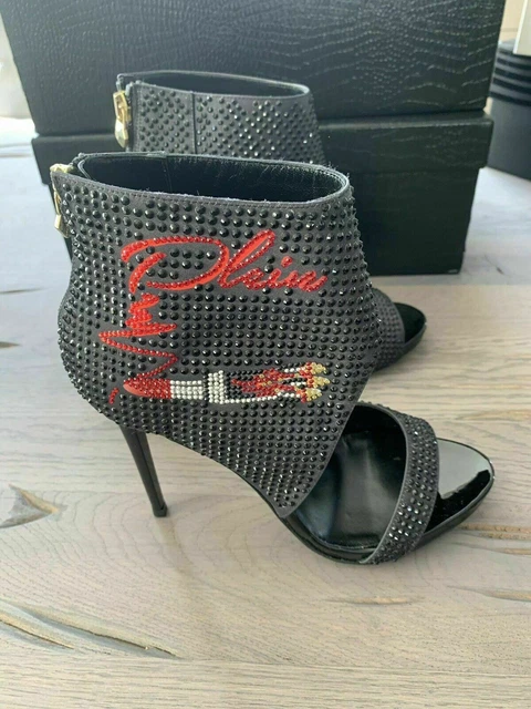 Philipp Plein Haut Bottes Talons Chaussures Sandales Bottines 37