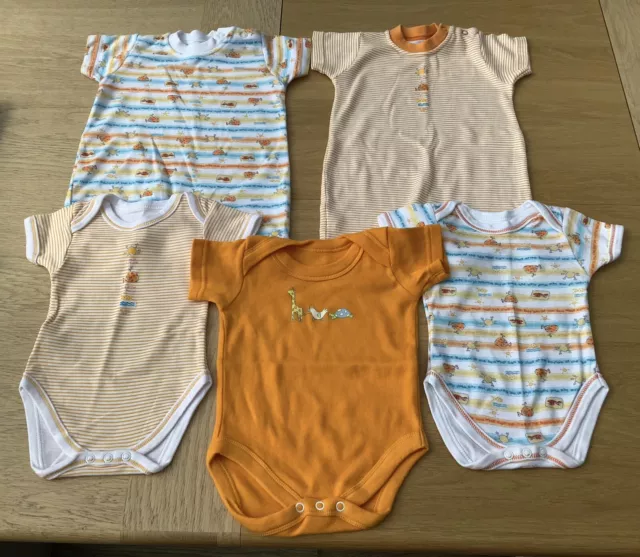 Ladybird / Mothercare - Baby Summer Clothes Bundle - 5 Items - Age 0-3 Months