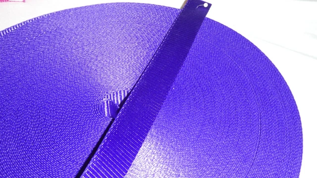 25 mm POLYESTER Gurtband, 50 Meter Rolle, LILA