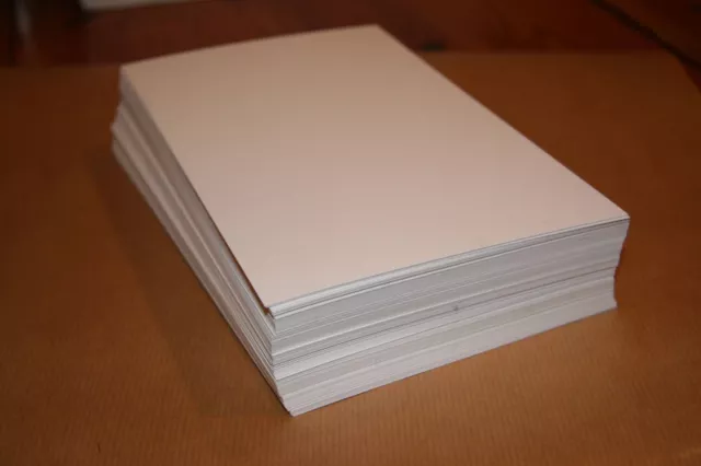 Letterpress (280gsm 100% cotton papers 200 sheets pure white A5 148.5mm X 210 mm