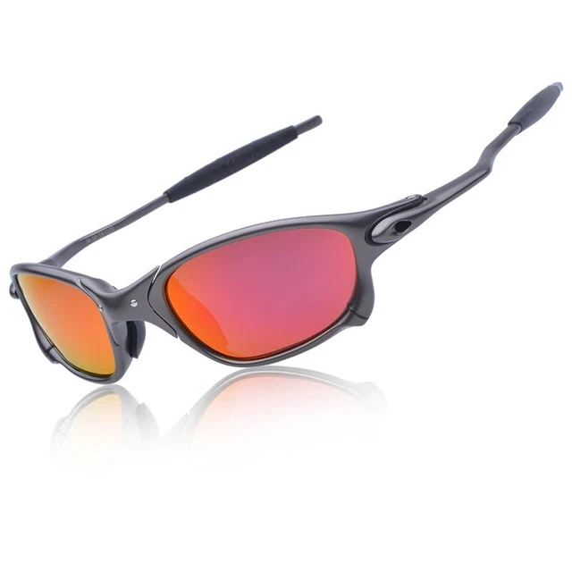 MTB Metal Frame Polarized Iridium Sunglasses UV400 Riding Cyclopes Goggles