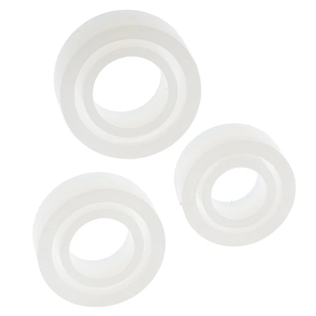 3 DIY Silicone Mold Ring Epoxy Casting Resin Jewelry Making Craft Mold Tool