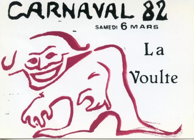 Cpsm / Carte Postale / Illustrateur / Carnaval 82 // La Voulte
