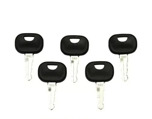 5 Ignition Keys for Volvo Wheel Loaders & JD Equipment #RE183935 202