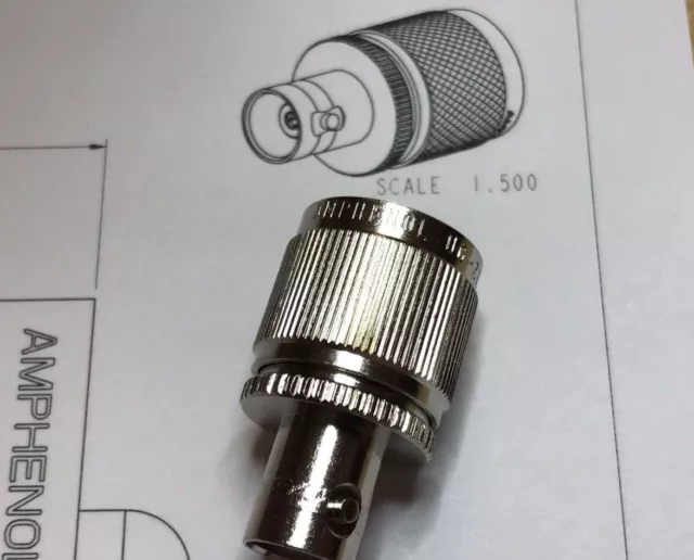 Amphenol 31-28 BNC Female to UHF Male UG 273/U Adapter NOS ~80% OFF MSRP