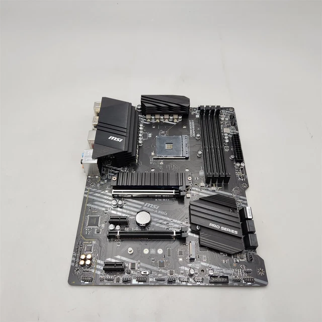 MSI B550A PRO ProSeries Motherboard (AMD AM4, DDR4, PCIe 4.0, SATA 6Gb