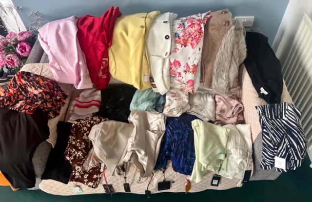 Job Lot Of 25+ Quality Ladies Clothing Car-Boot Resale Most With Tags All New