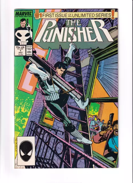 Marvel Comics The Punisher #1 First Issue In An Unlimited Series 1987