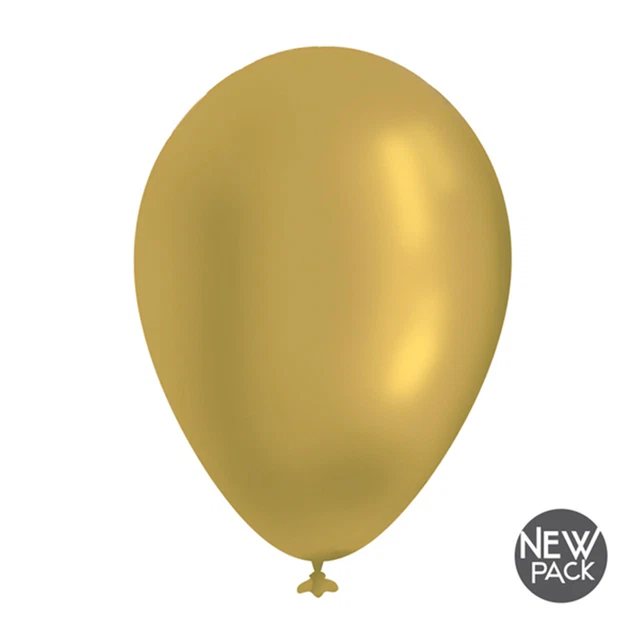 Palloncino Decorativo Ginger Ray 45 Cm Oro Metallizzato, Lettera A, Per Feste E Matrimoni, Con Cannuccia Per Gonfiare, Scritta 'No Helio' - 3
