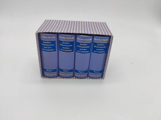 DDR MINIBUCH Josefine Mutzenbacher und ihre 365 Liebhaber 4 Bde EUR