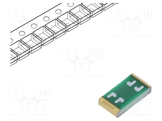 20A Fusible Sécurité : Schmelz 63VDC Cuivre 3,2x1,6mm SMD 32VAC