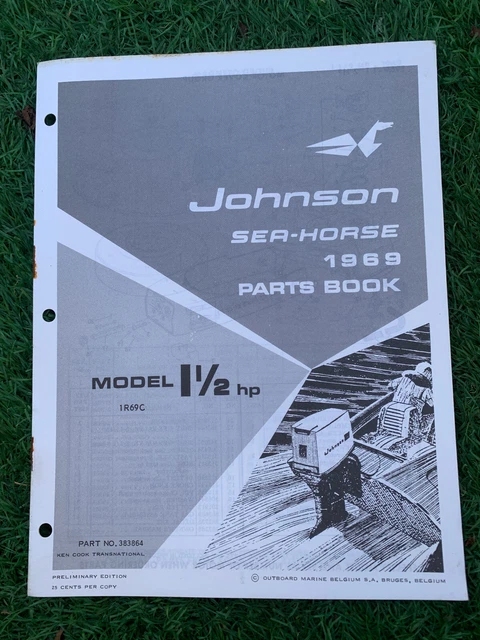 Moteur Hors-bord Vintage Johnson 18 Sea Horse - 1957, Fonctionne Bien, US