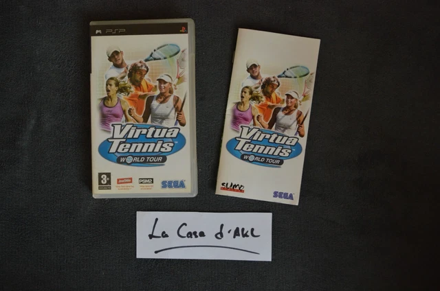₪ PAS DE JEU ₪ Boite + notice de PSP FR - Virtua Tennis World Tour