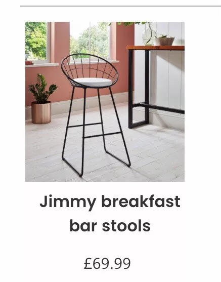 Wire breakfast bar stools deals