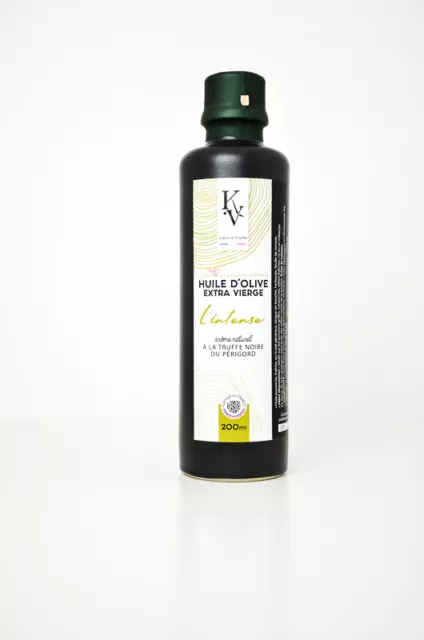 Truffe : L'intense, Huile D'olive Extra-Vierge Arôme Truffe Noire - 200Ml