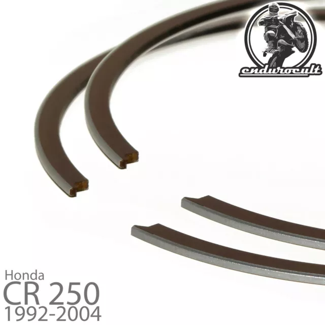 2x Kolbenringe für Honda CR250 CR 250 R 1992-2004 (Kolben,Piston,Ring)