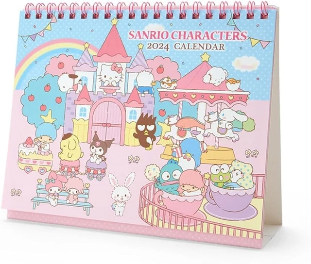 NEW SANRIO 699934 Sanrio Characters Calendar 2024 Free Standard