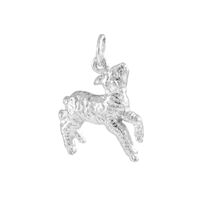 Sterling Silver Lamb Charm 2