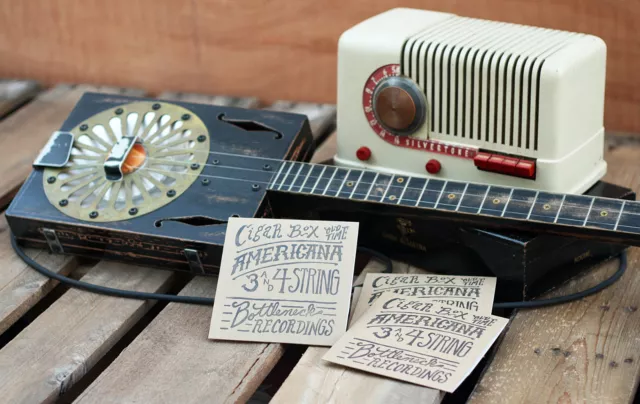 Old time Cigar Box Guitar Music CD Resonator and 3 & 4 string ~ Delta Blues