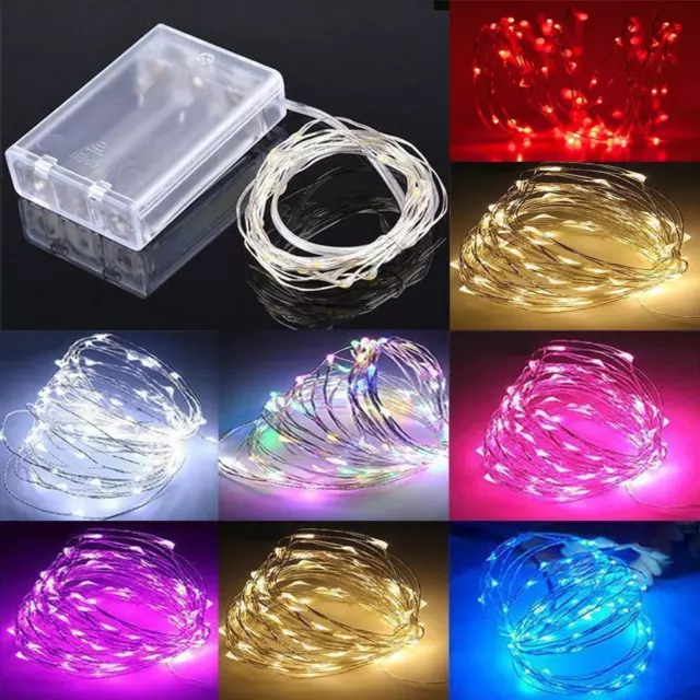 Fairy String Lights 100/200/500/1000LED Mains Plug In Christmas Indoor & Outdoor